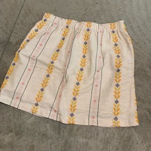 Boho linen skirt